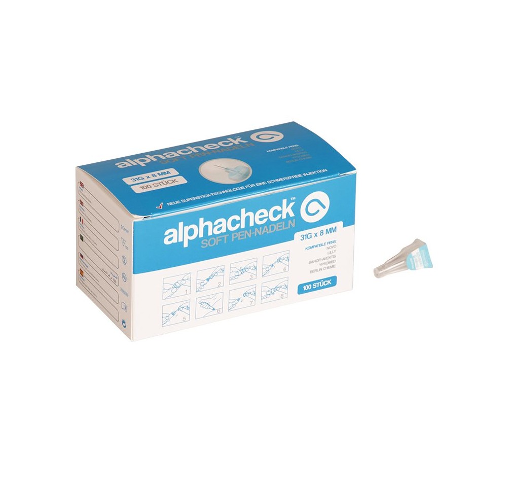 ALPHACHECK professional Pen SOFT 31Gx8mm 100 pce