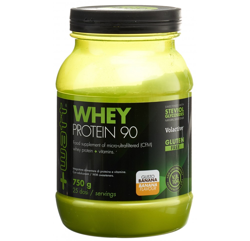 +WATT Whey Protein90 Banana 750 g