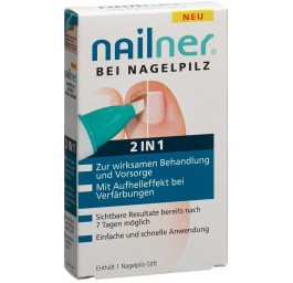NAILNER stylet contre mycose ongles 2-in-1