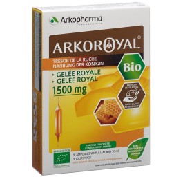 ARKOROYAL gelée royale 1500 mg bio 20 x 10 ml