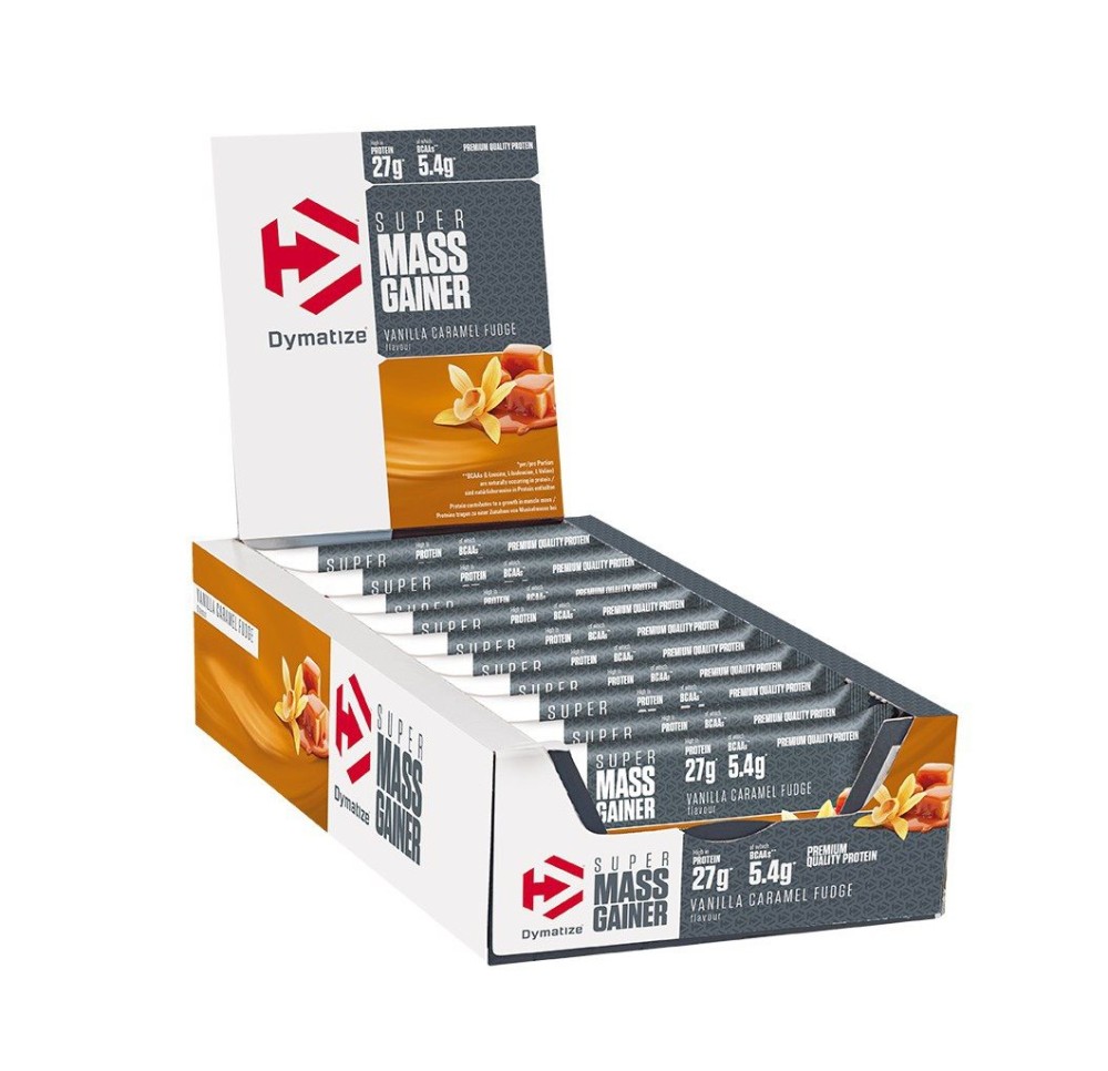 DYMATIZE Super Mass Gainer Bar Van Cara 10 x 90 g DYMATIZE Super Mass Gainer Bar Van Cara 10 x 90 g