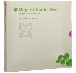 MEPILEX Border Heel 22x23cm 6 pce