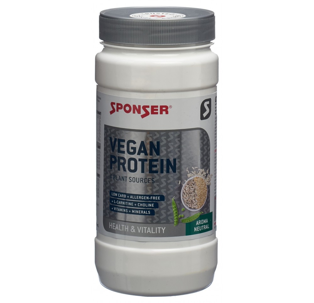 SPONSER Vegan Protein neutre bte 490 g