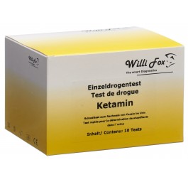 WILLI FOX test de drogues Kétamine urine 10 pce