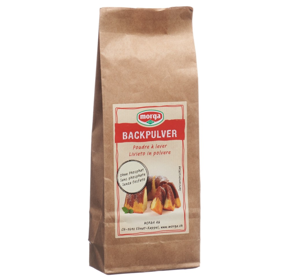 MORGA levure en poudre sans phosphate sach 200 g MORGA levure en poudre sans phosphate sach 200 g