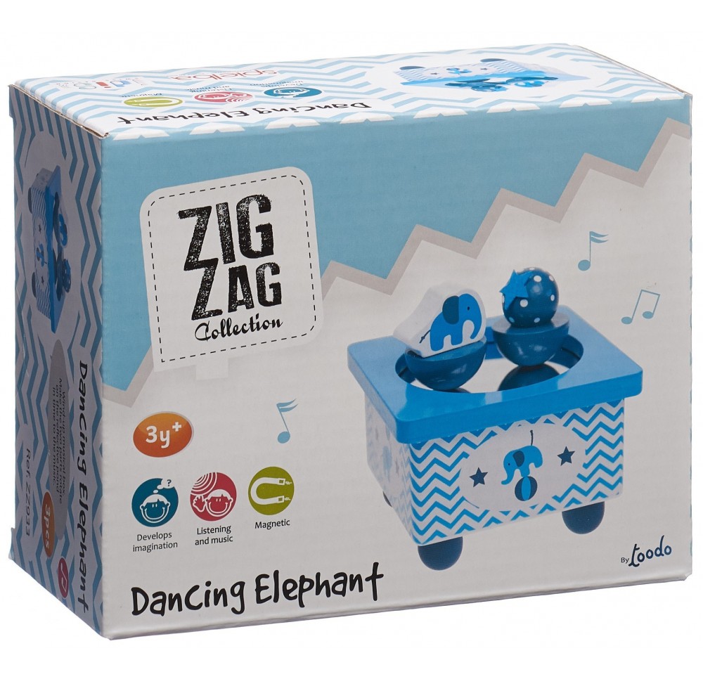 IDIS Zig Zag Musical Box éléphant