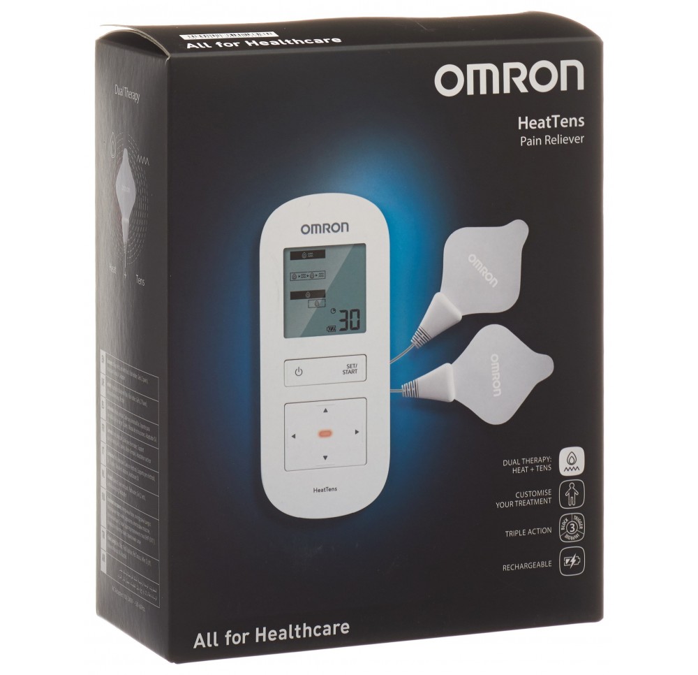 OMRON HeatTens neurostim TENS&chaleur gel pad incl