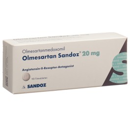 OLMESARTAN Sandoz cpr pell 20 mg 98 pce
