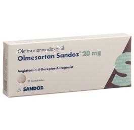 OLMESARTAN Sandoz cpr pell 20 mg 28 pce