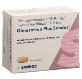 OLMESARTAN PLUS Sandoz cpr pell 40/12.5mg 98 pce