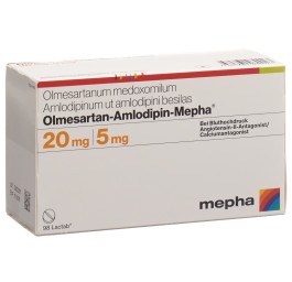OLMESARTAN-AMLODIPIN Mepha cpr pell 20/5mg 98 pce