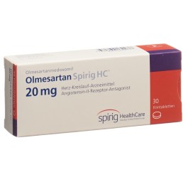 OLMESARTAN Spirig HC cpr pell 20 mg 30 pce