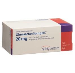 OLMESARTAN Spirig HC cpr pell 20 mg 100 pce