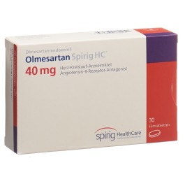 OLMESARTAN Spirig HC cpr pell 40 mg 30 pce