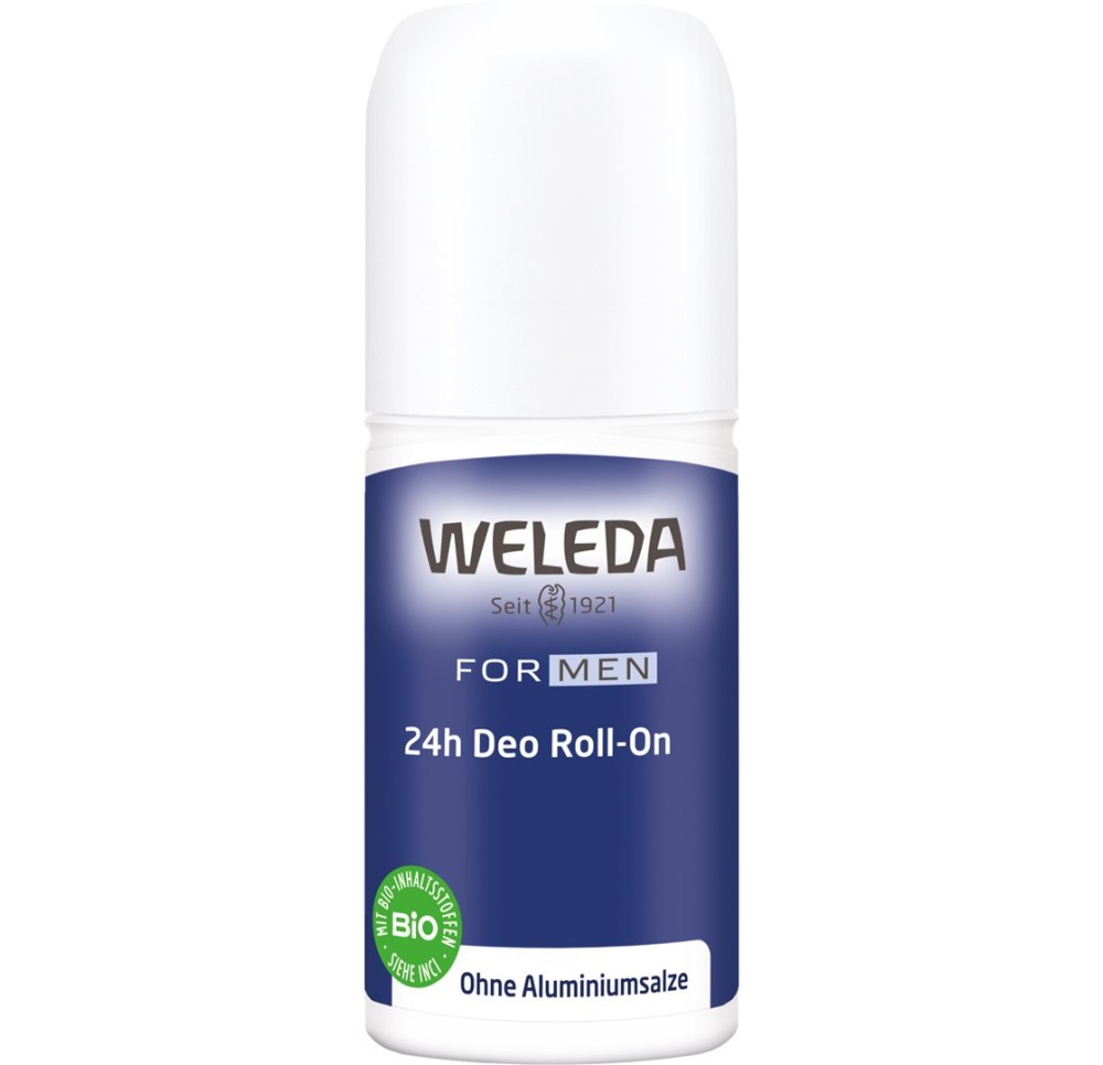 WELEDA FOR MEN 24h déo roll-on 50 ml WELEDA FOR MEN 24h déo roll-on 50 ml