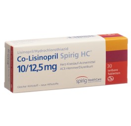 CO-LISINOPRIL Spirig HC cpr 10/12.5 mg 30 pce