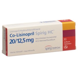 CO-LISINOPRIL Spirig HC cpr 20/12.5 mg 30 pce