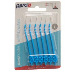 PARO slider refill-brushes S 6 pce