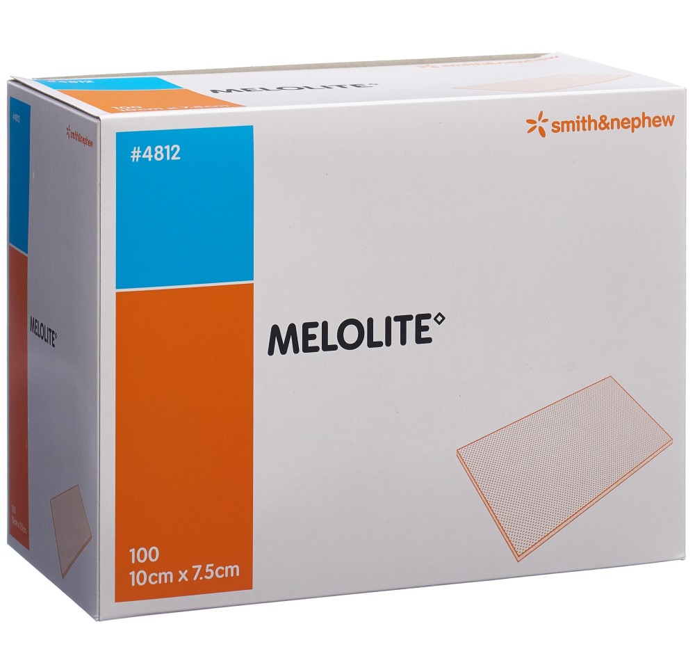 MELOLITE compresse absorbante 10cmx7.5cm 100 sach