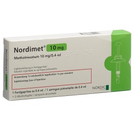 NORDIMET sol inj 10 mg/0.4ml ser pré