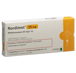 NORDIMET sol inj 25 mg/1ml ser pré