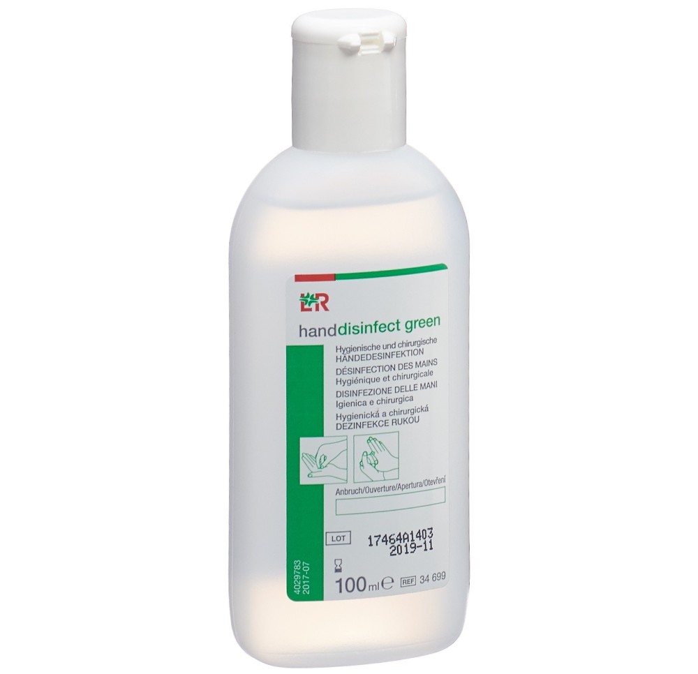 L+R handdisinfect green fl 100 ml L+R handdisinfect green fl 100 ml