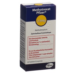 METHOTREXAT Pfizer cpr 2.5 mg blist 30 pce