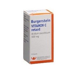 BURGERSTEIN Vitamine C caps ret 500 mg bte 30 pce