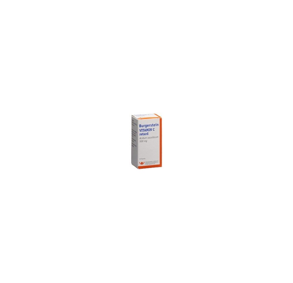 BURGERSTEIN Vitamine C caps ret 500 mg bte 30 pce