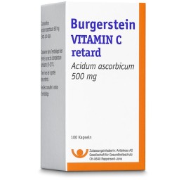BURGERSTEIN Vitamine C caps ret 500 mg bte 100 pce
