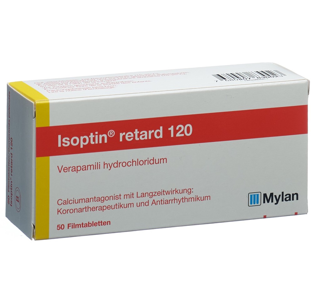 ISOPTIN retard cpr pell ret 120 mg 50 pce