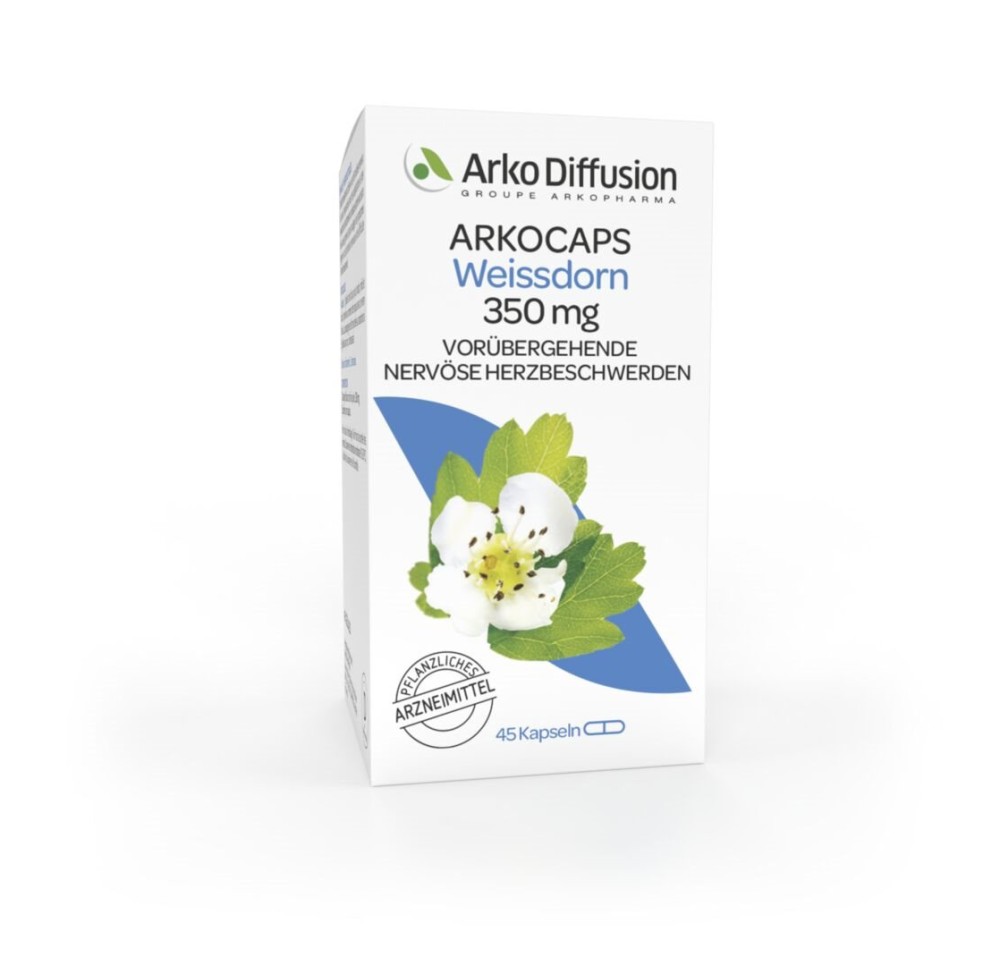 ARKOCAPS aubépine caps 350 mg bte 45 pce
