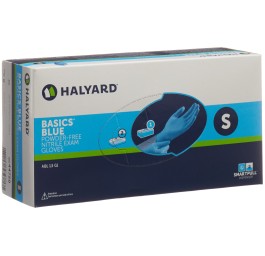 HALYARD Gants d'examen S Nitril Bas bleu 200 pce