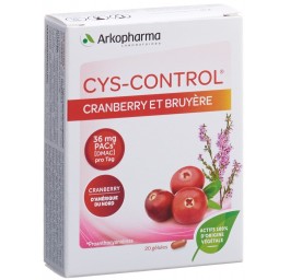 CYS-CONTROL caps cranberry et bruyère 20 pce