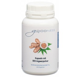 GOODNESS BIO-Ingwerpulver caps 400 mg bte 90 pce