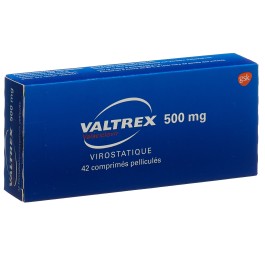 VALTREX cpr pell 500 mg 42 pce