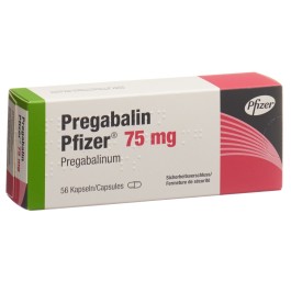 PREGABALIN Pfizer caps 75 mg 56 pce