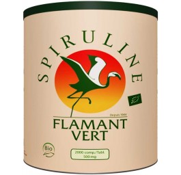 SPIRULINE Flamant Vert bio cpr 500 mg bte 2000 pce