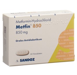 METFIN cpr pell 850 mg 30 pce