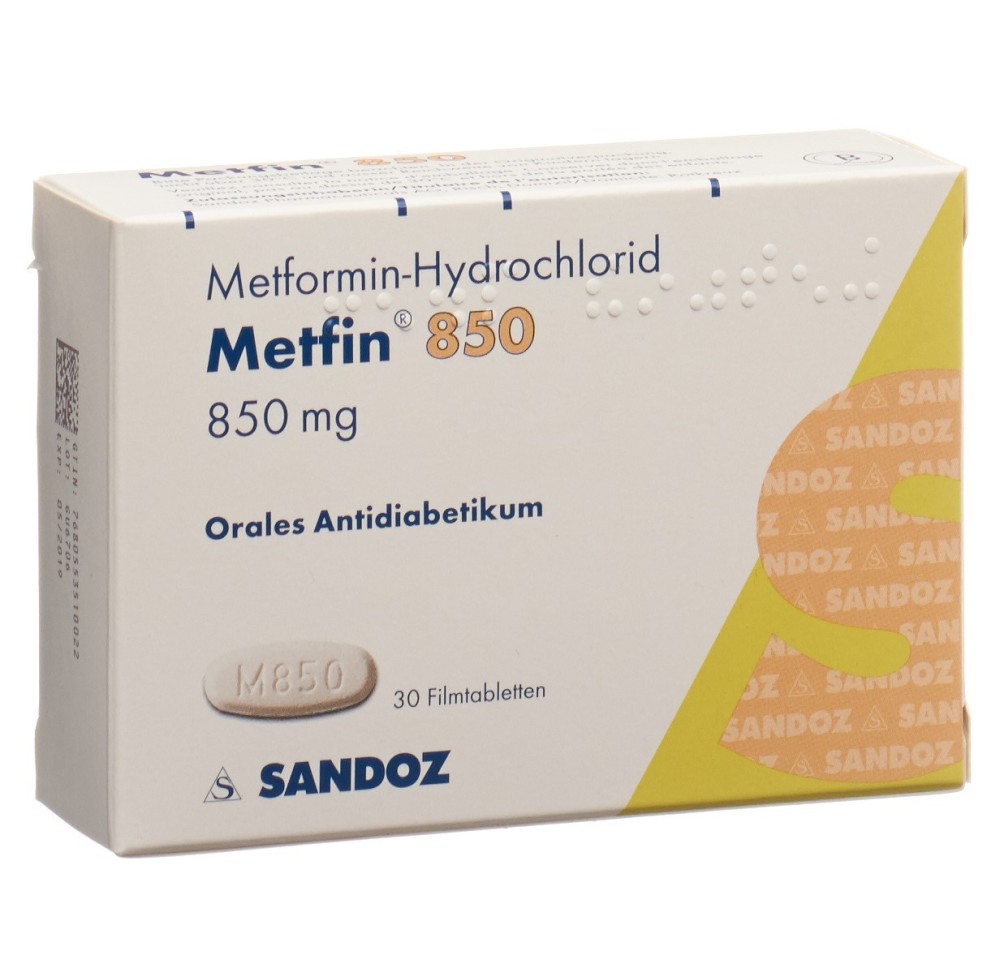 METFIN cpr pell 850 mg 30 pce METFIN cpr pell 850 mg 30 pce