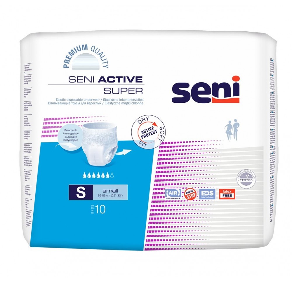 SENI Active Super Pants S 8 x 10 pce