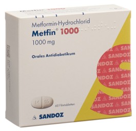 METFIN cpr pell 1000 mg 60 pce