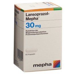 LANSOPRAZOL Mepha caps 30 mg bte 60 pce