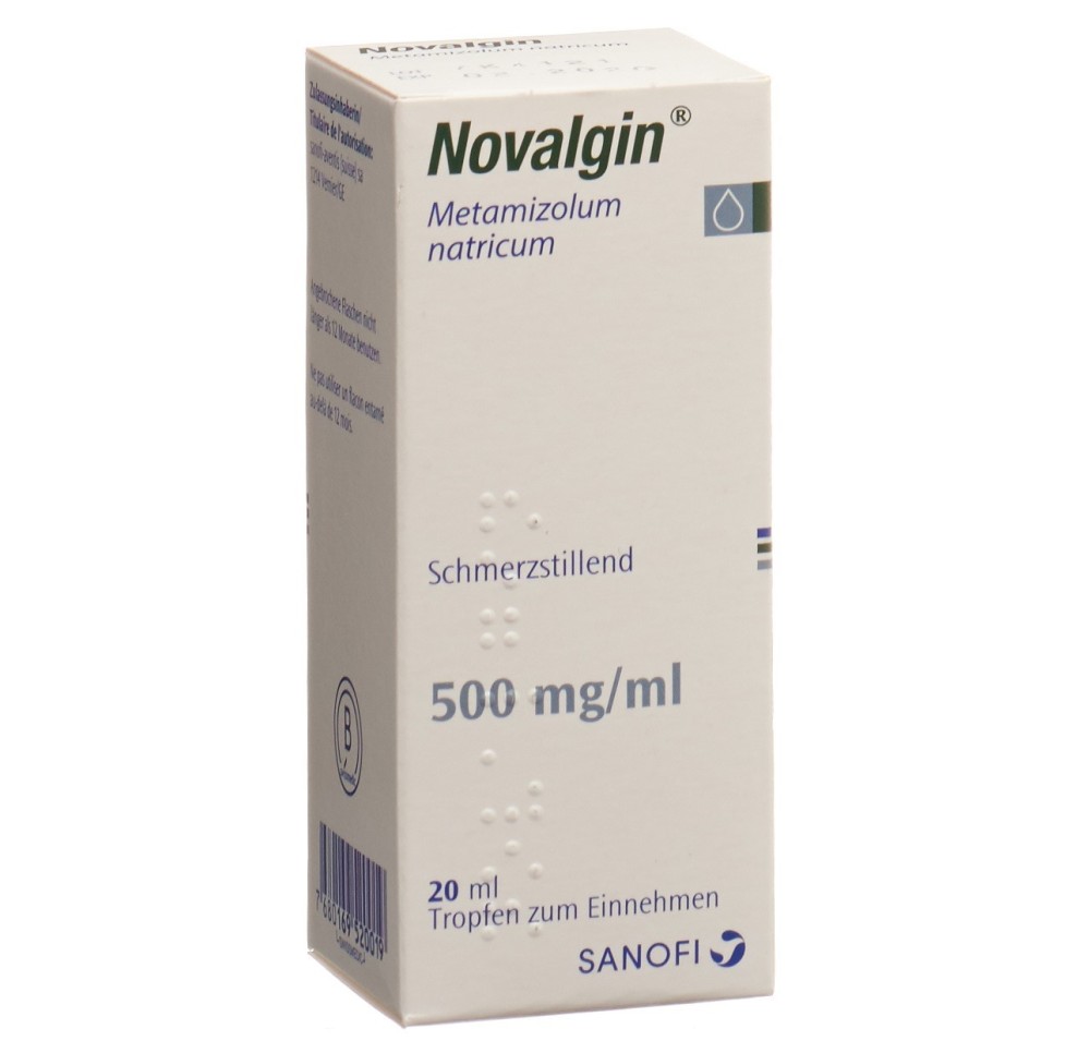 NOVALGIN gouttes 0.5 g/ml fl 20 ml NOVALGIN gouttes 0.5 g/ml fl 20 ml