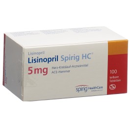 LISINOPRIL Spirig HC cpr 5 mg 100 pce