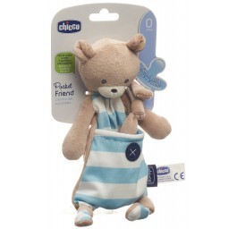 CHICCO POCKET FRIENDS attache-sucette Boy 0m+