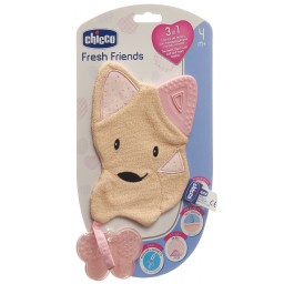 CHICCO animal soft anneau dentiot Girl 4m+