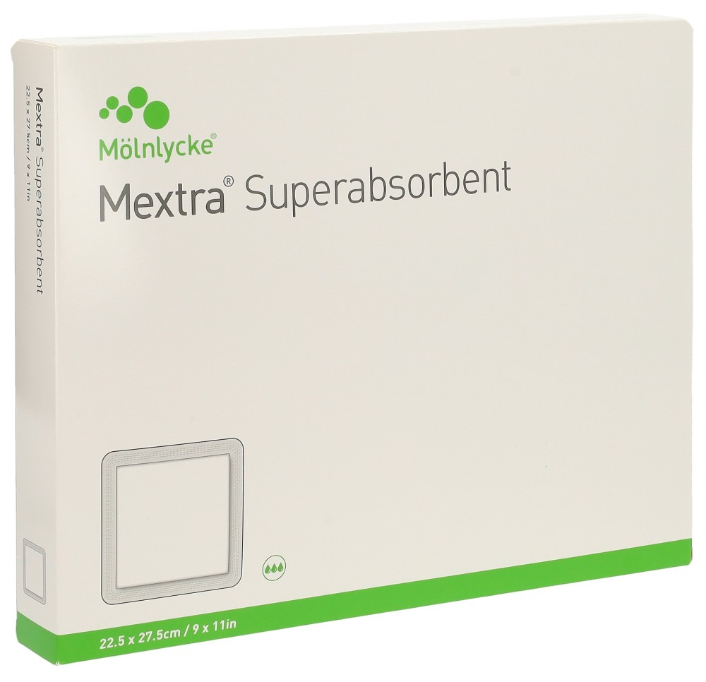MEXTRA Superabsorbent 22.5x27.5 cm 10 pce
