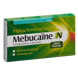 MEBUCAÏNE N cpr sucer nouvelle formule 30 pce