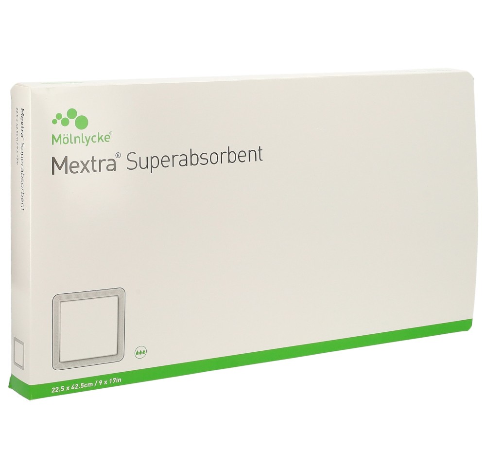 MEXTRA Superabsorbent 22.5x42.5cm 10 pce